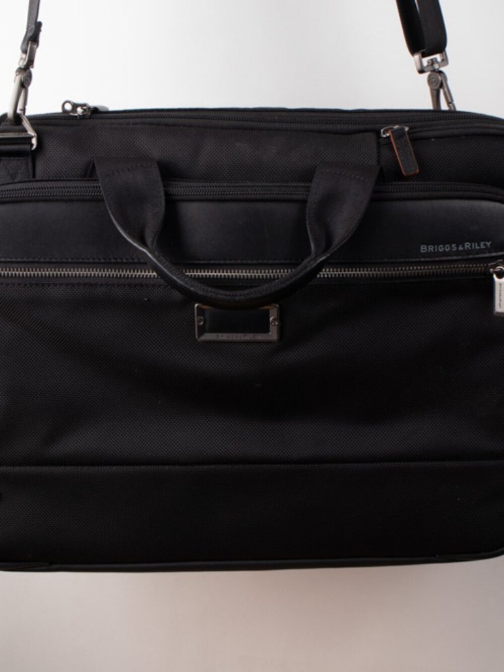 Briggs & Riley @Work Slim Brief Black Laptop Bag Nylon 15.6